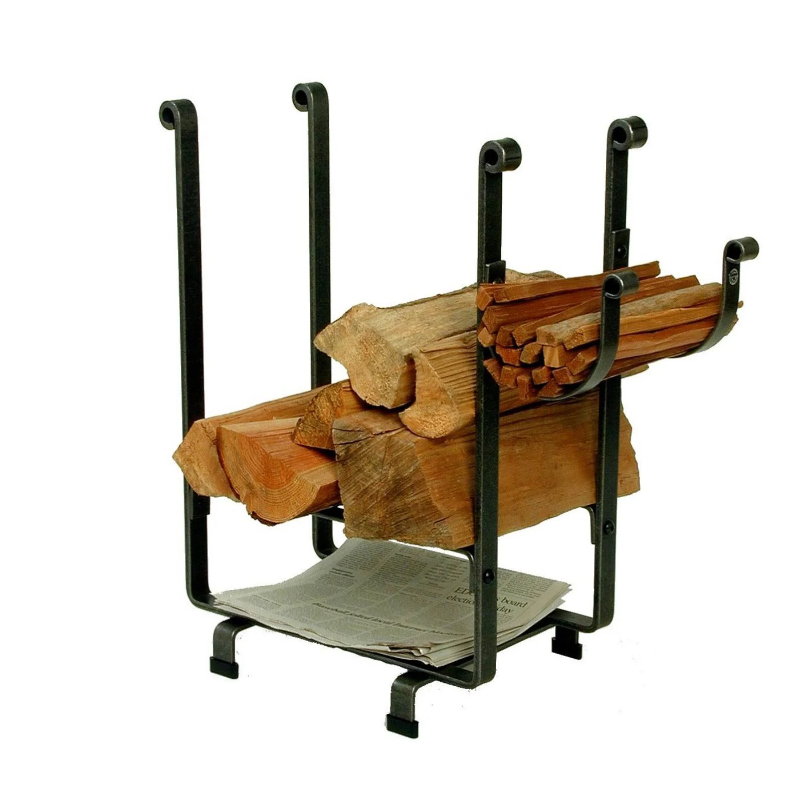Enclume Rectangular Rack with Newspaper Holder