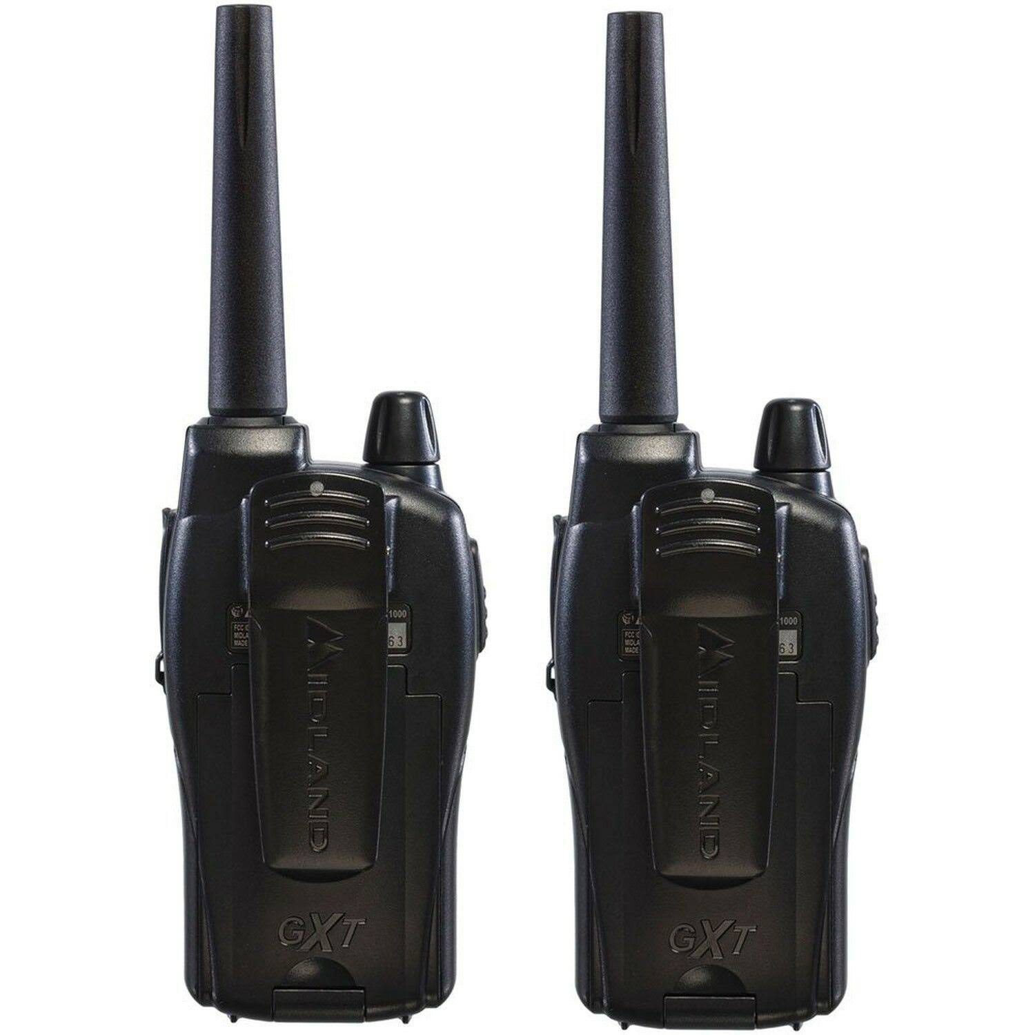 Midland GXT1000VP4 36-Mile 50-Channel Frs/gmrs Two-Way Radio Pair (Black/Silver)