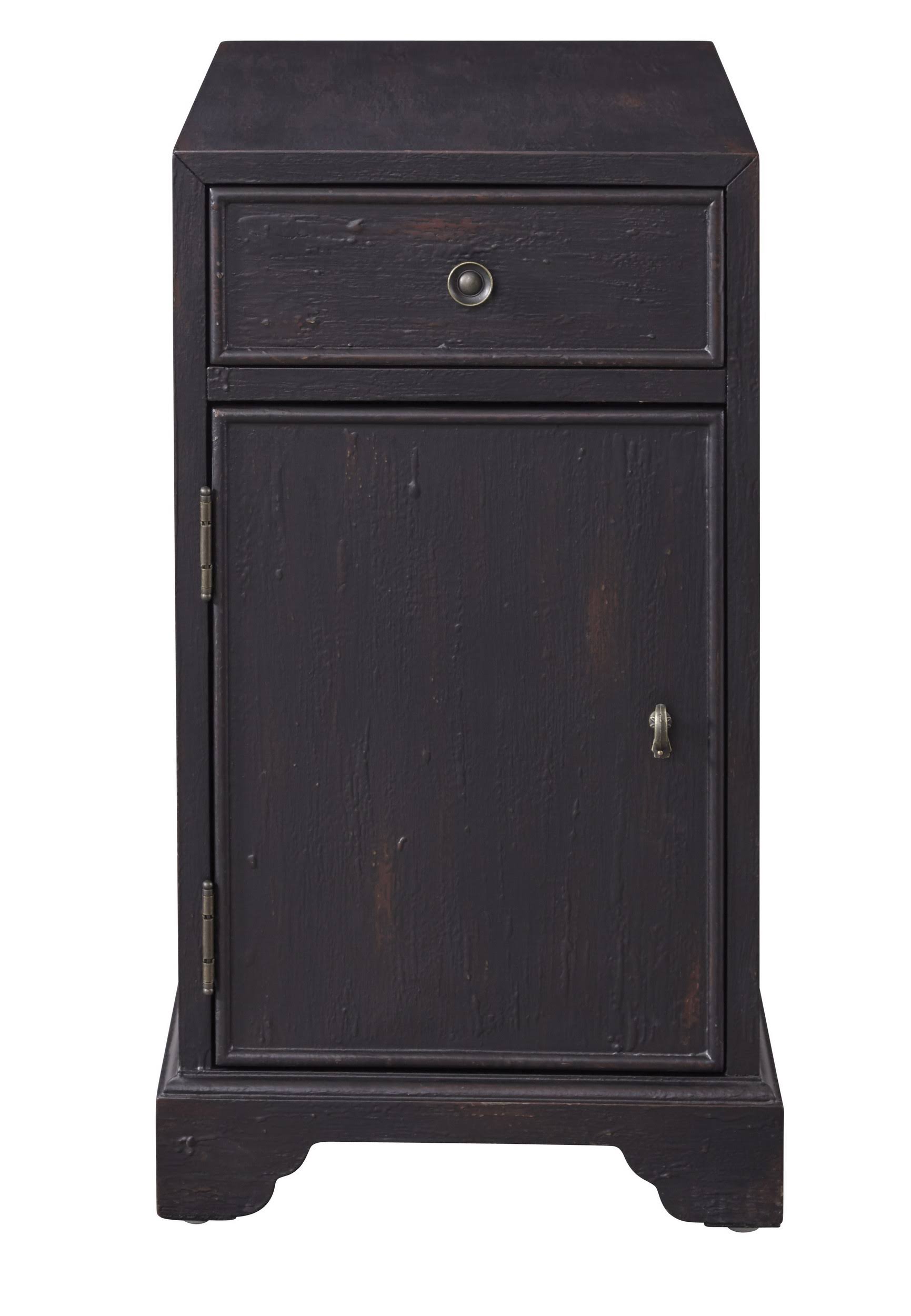 Progressive Furniture A215-69B Cass Black Chairside Table