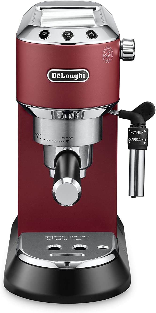 De'Longhi EC685M Dedica Deluxe Automatic Espresso Machine, 1, Metallic