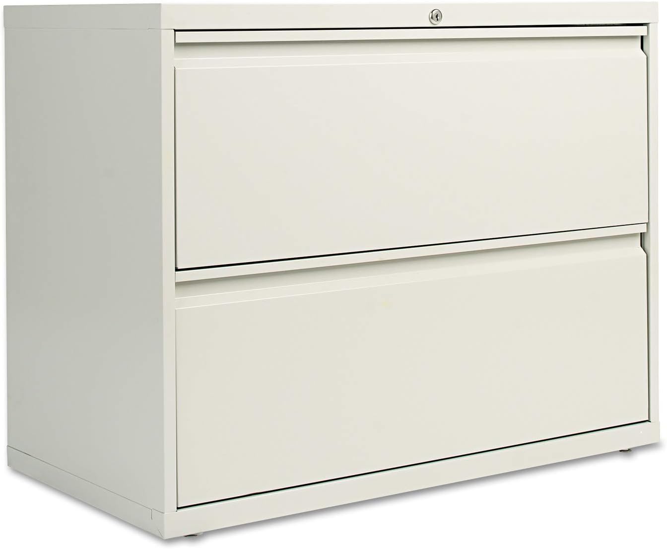 Alera 2-Drawer Lateral File Cabinet, 36 by 19-1/4 by 29-Inch, Black