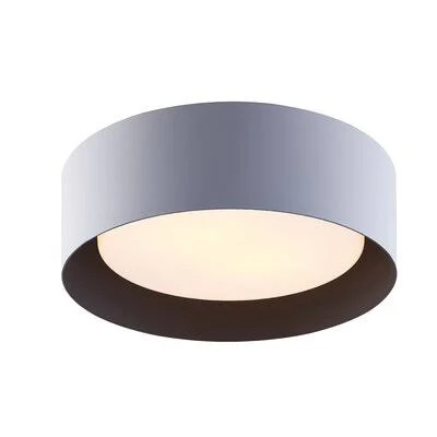 Rogin 2 - Light 11.8x22 Simple Drum Flush Mount Shade Color: Whtie/Black