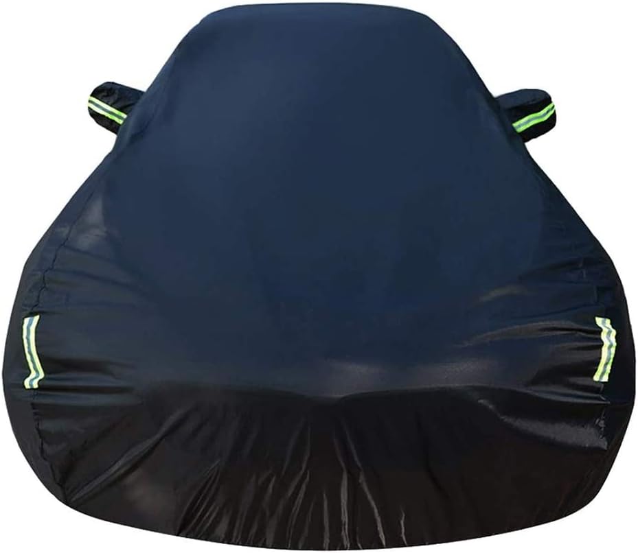 JTEDZI Car Cover Compatible with Mercedes-Benz C-Class 1994-2021 Sedan/2008-2021 Coupe Cabriolet C180 C200 C300 C320 C350 C400 C450 C63 AMG, Waterproof Outdoor Black Car Tarpaulin with Storage Bag
