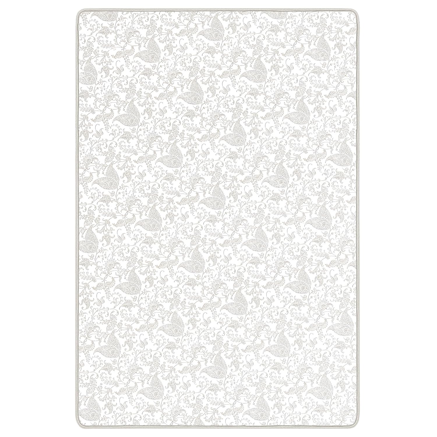 Dream On Me Breathable Two Sided Square Corner Play Yard Mattress, White/Brown, 3'' Pack of 2