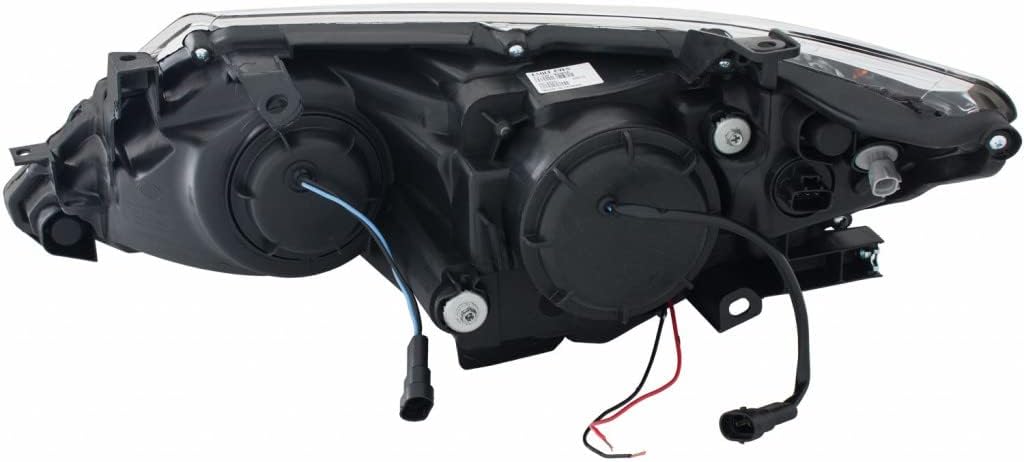 ANZO For Toyota Camry 2012 2013 Projector Headlights w/Halo Black | 121512