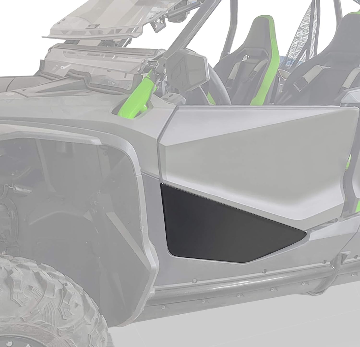 4PCS Aluminum Lower Doors for Talon, SAUTVS Aluminum Lower Half Door Inserts for Honda Talon 1000X-4 2020+ Accessories (4 Doors)