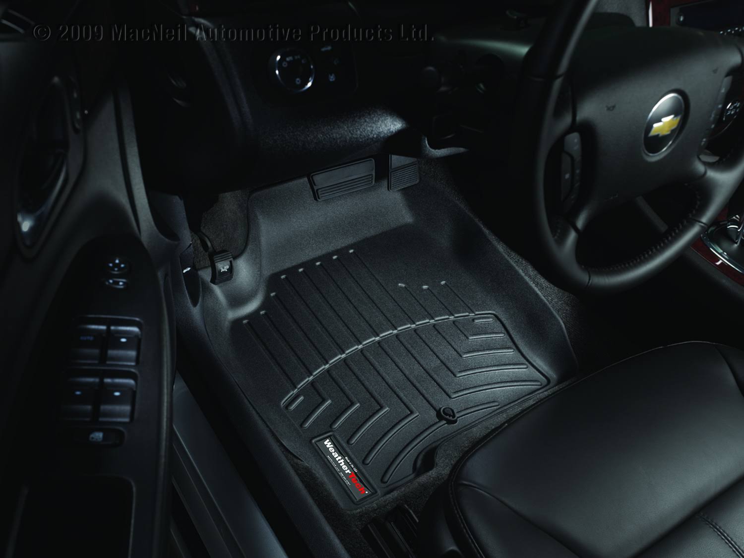 WeatherTech 441241 06-13 Chevrolet Impala Front Floor Liner, Black