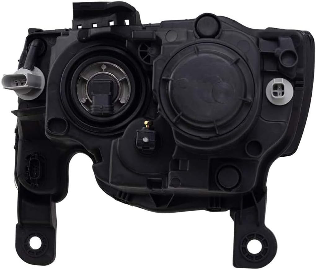 For Jeep Grand Cherokee Headlight Assembly 2017 2018 2019 Passenger Side Halogen Type Black For CH2503309 | 68266646AE