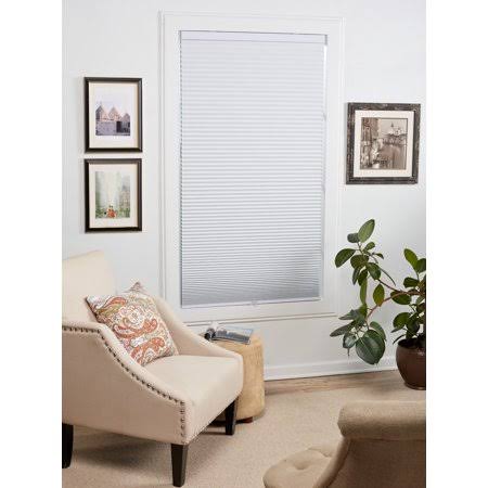 Mainstays Blackout Honeycomb Cellular Shade, White, 46 inch x 72 inch