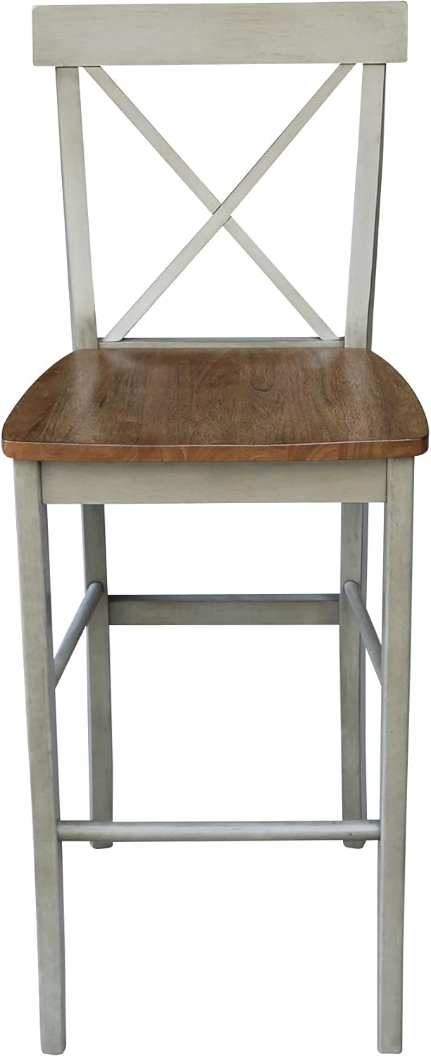 International Concepts X-Back Bar Height Stool - 30