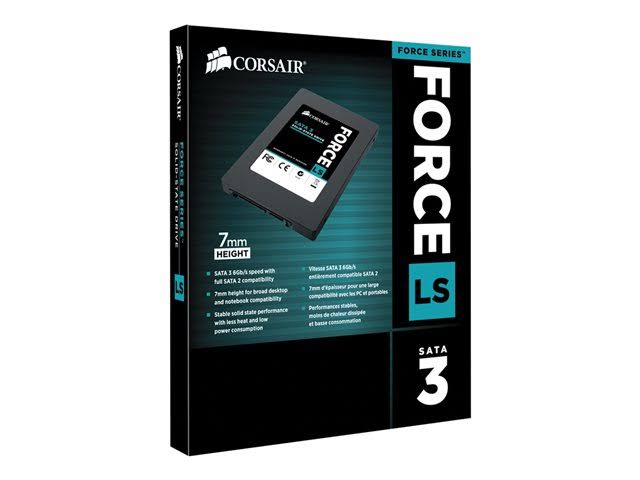 Corsair - Force Series LS 480GB Internal SATA Solid State Drive, Black