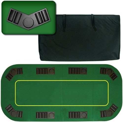 Trademark Deluxe Texas Holdem Folding Poker Table Top Pack of 2