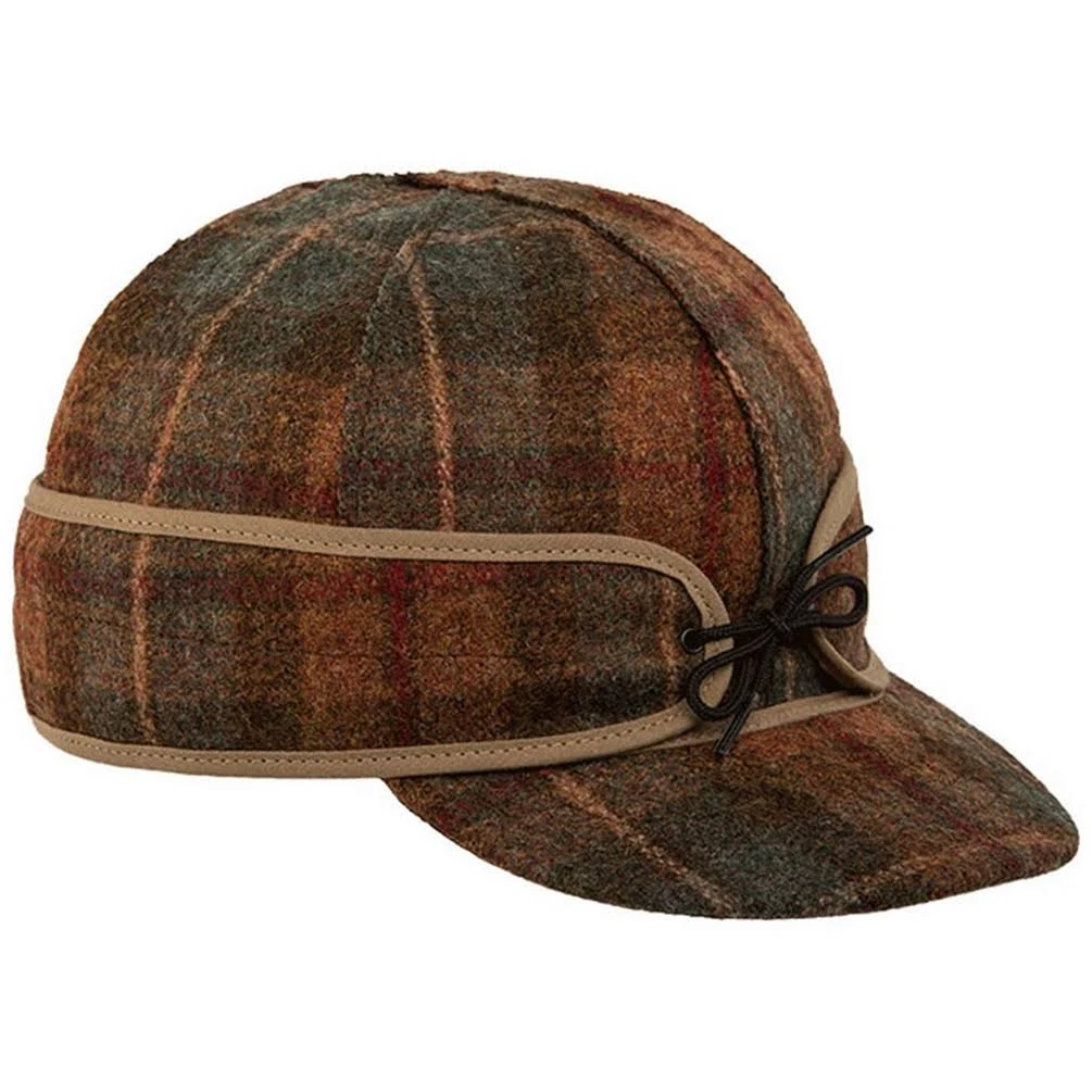 Stormy Kromer The Original Cap, Black/Gray Plaid, 7 1/2