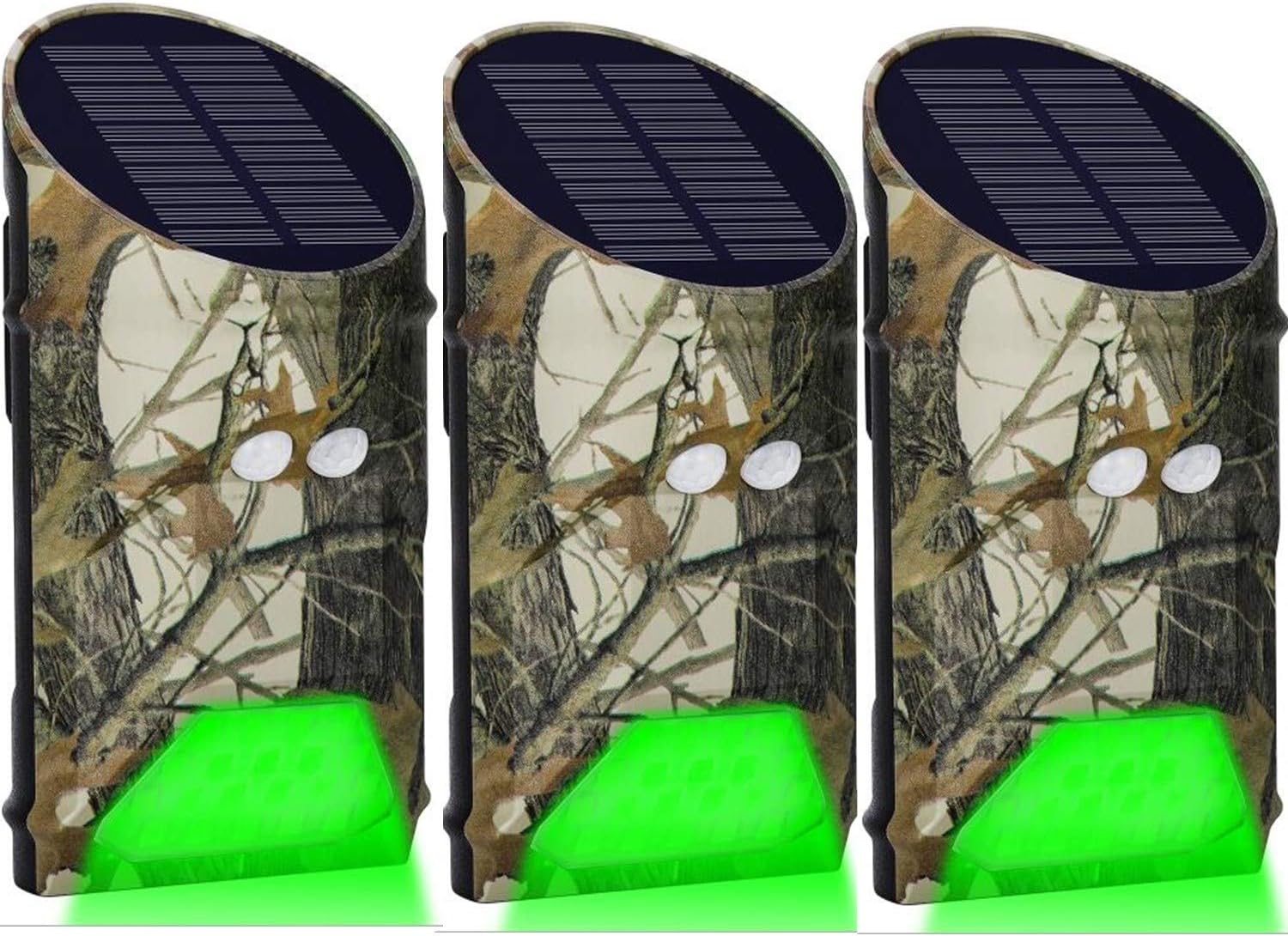 Lilbees Hog Feeder Light Motion Activated Green Light for Predator Coyote Pig Varmint Deer Hog Night Hunting(FL-3)(Pack of 3)