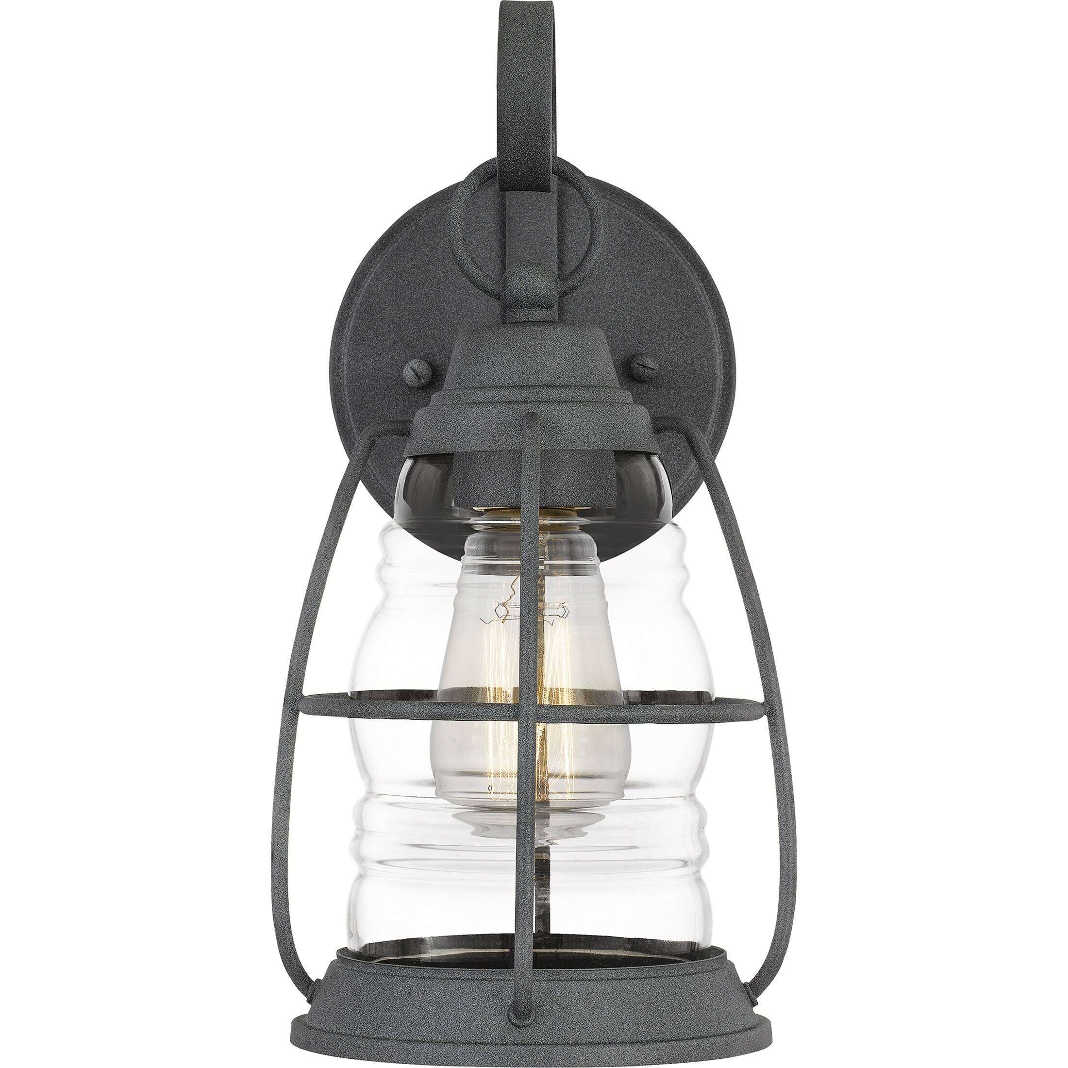 Quoizel AMR8406MB Admiral Outdoor Lantern, Mottled Black
