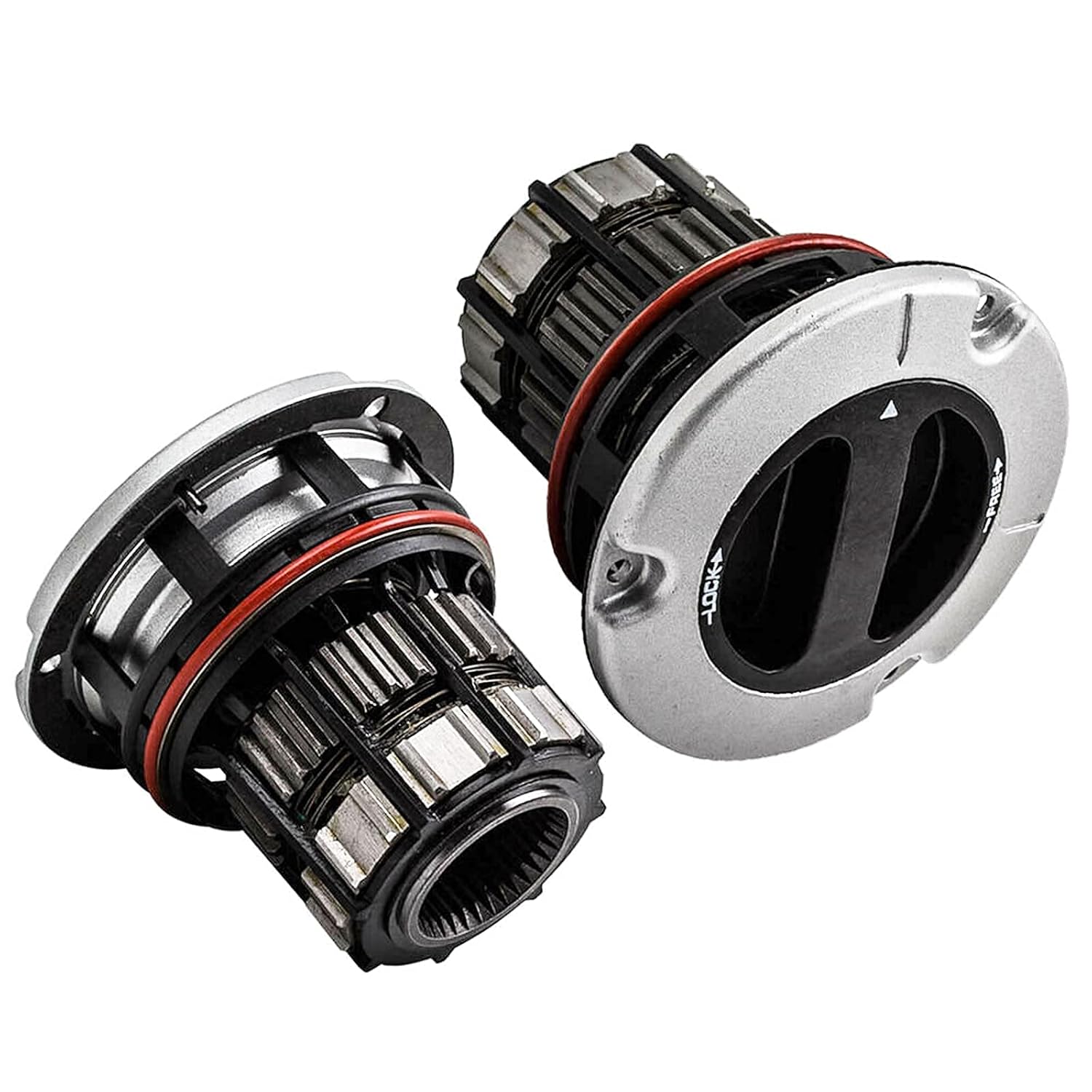 TUNTUN 4WD 4x4 Locking Hub Front Wheel Manual Locking Hubs Axle Link Assembly Fit for Ford F250 F350 F450 F550 Super Duty 2005-2018, Replace BC3Z-3B396-B 600-220 BC3Z3B396B (2PC)