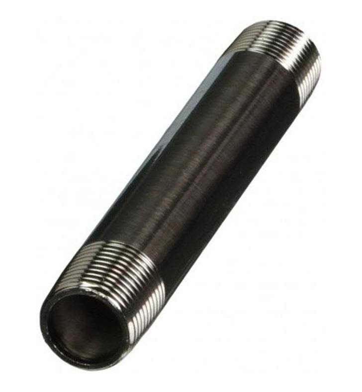 Jaclo 4x22 Brass Vertical Drop Nipple in Satin Brass, SKU: 801-38.4-SB