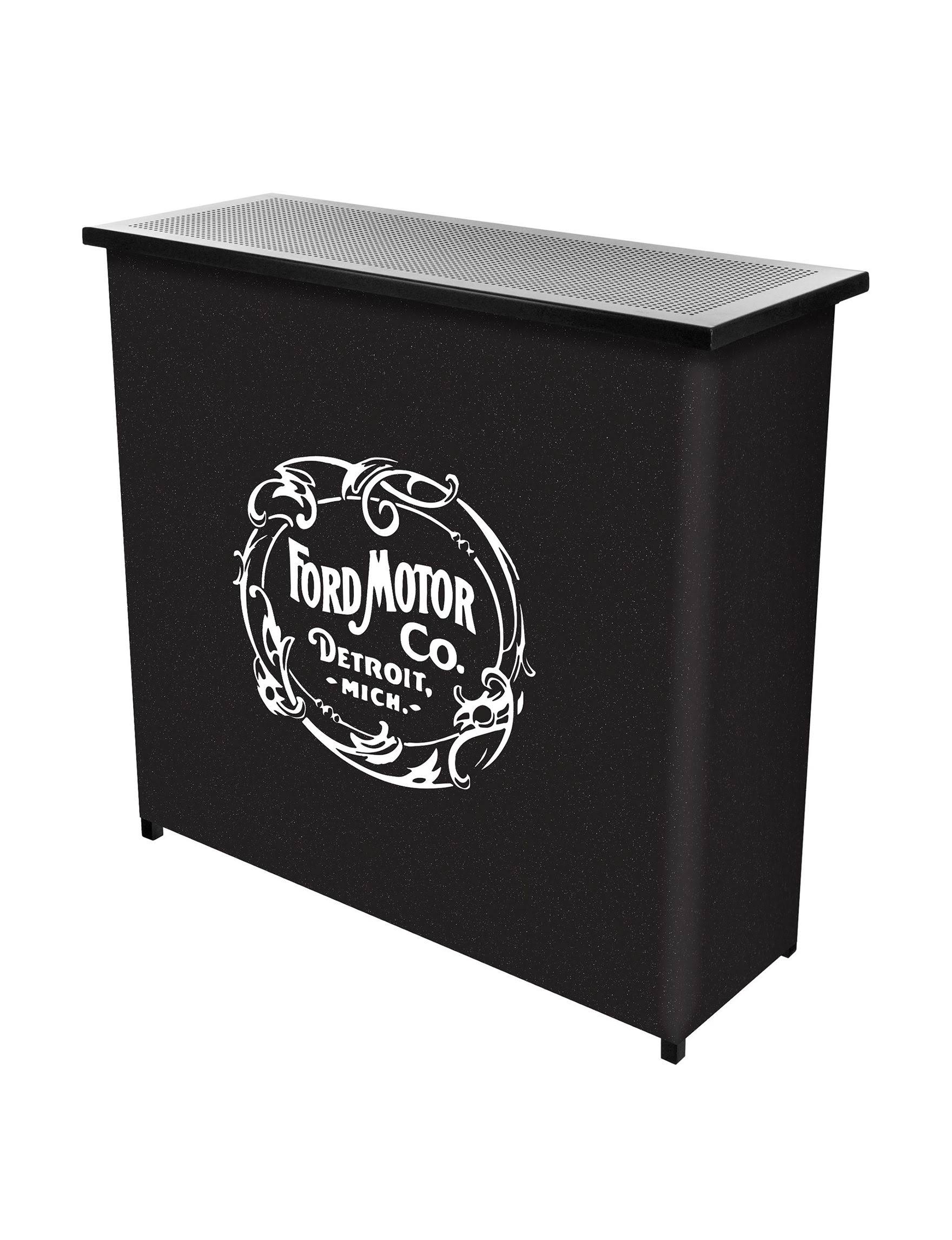 Trademark Global Ford Portable Bar, Black