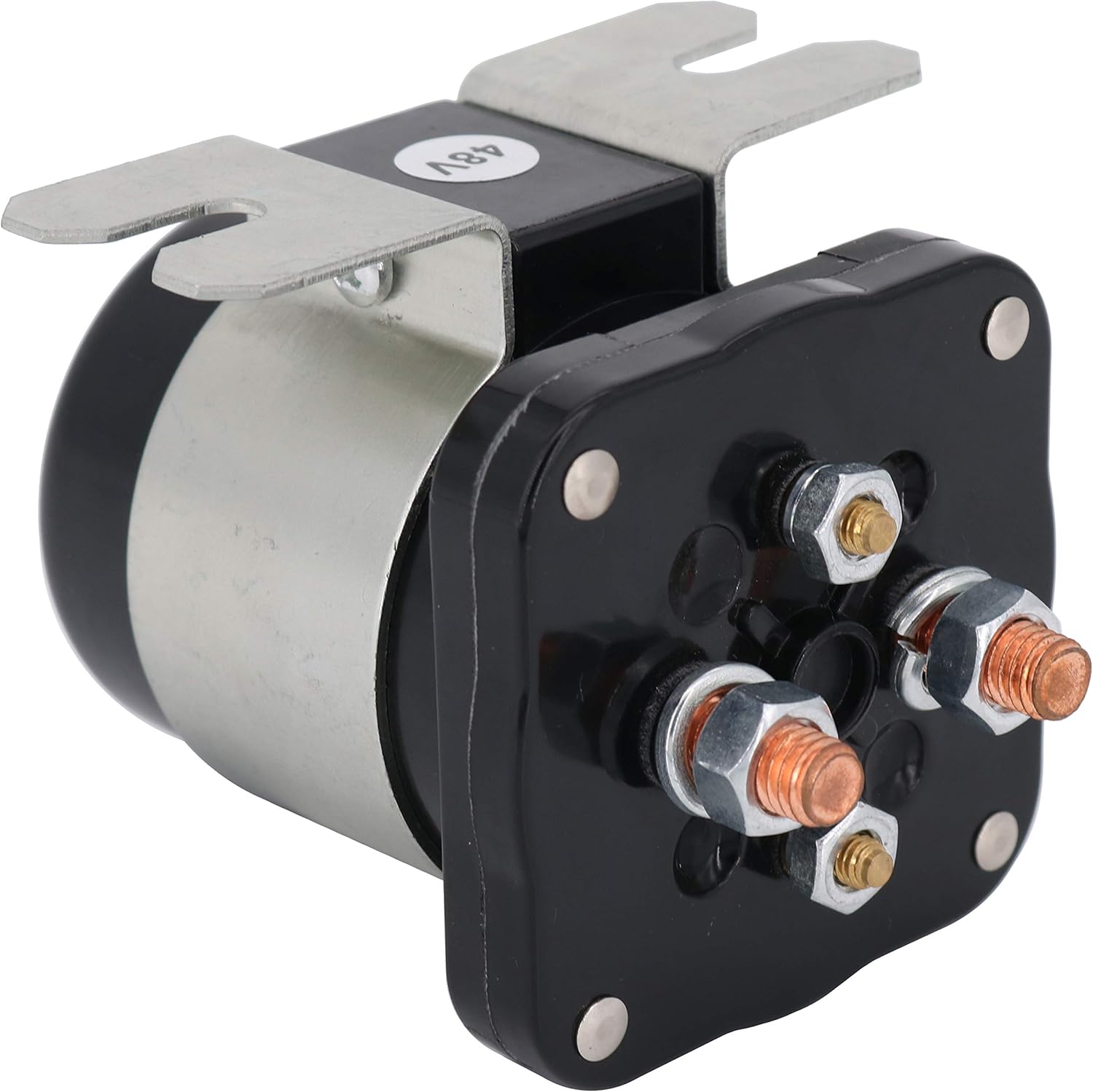 YIXIN Heavy Duty 48V Solenoid Fits For Club Car E-Z-GO Yamaha Electric G19 Power Drive 4 Terminal #586 Series JR1-H1950-00 73231-G01 Pack of 2