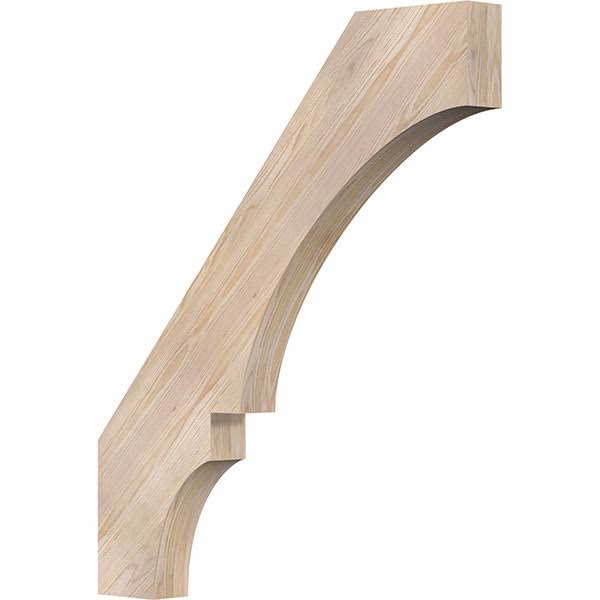 Ekena Millwork 3 1/2x22W x 34x22D x 40x22H Balboa Smooth Brace, Douglas Fir