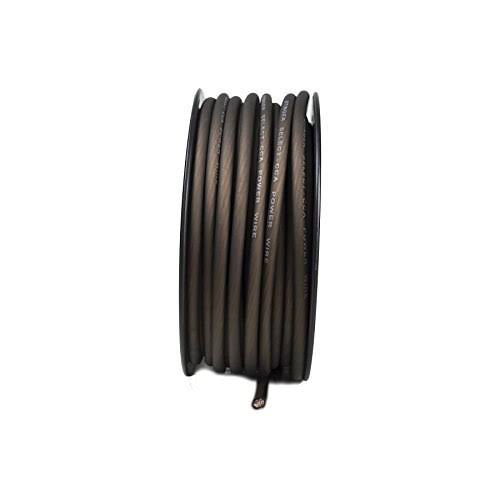 Stinger SSVLP4BK 100 ft. VL 4 Gauge Power Wire Matte Black