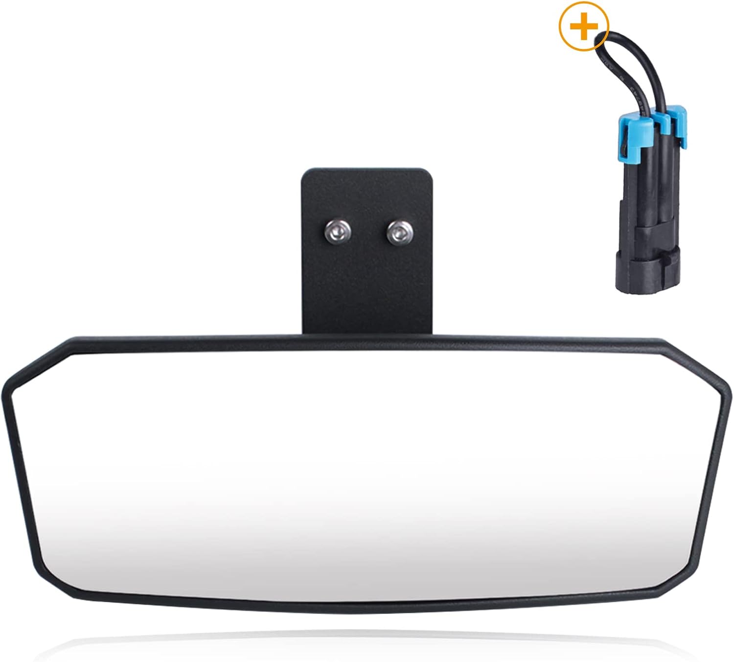 Ranger Rear View Mirror, UNIGT Center Rearview Mirrors Compatible with Polaris Ranger 500 570 900 XP 1000 XP/Crew with Factory Present Drop Down Mounting Tab 2017-2022