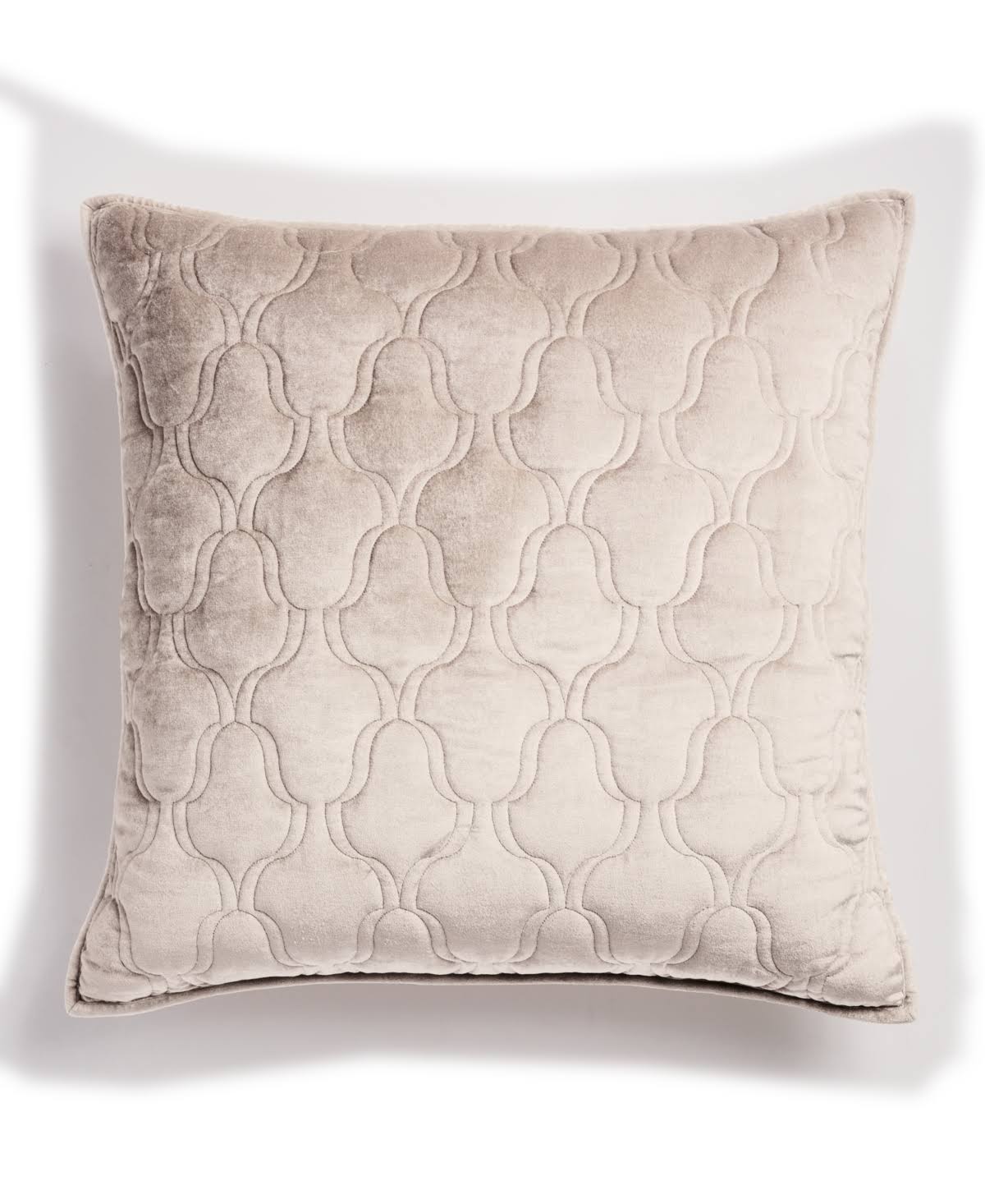 Hotel Collection Contour Velvet European Sham, Created for Macy&s - Champagne