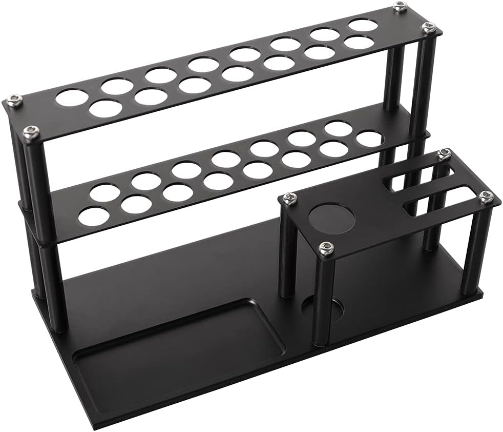 WEISHUJI RC Tools Kit Organizers,Screw Driver RC Tools Kit Organizers,Screwdriver Storage Rack Bulit-in Screw Tray Screw Driver Pliers for Hex Cross Screw Driver RC Tools Kit Organizers