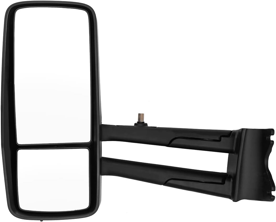 SEPEY Door Mirror Assembly for KENWORTH T680, Driver Side Chrome Heated Motorized Back Mirror with Arm for KENWORTH T680 T880, Left