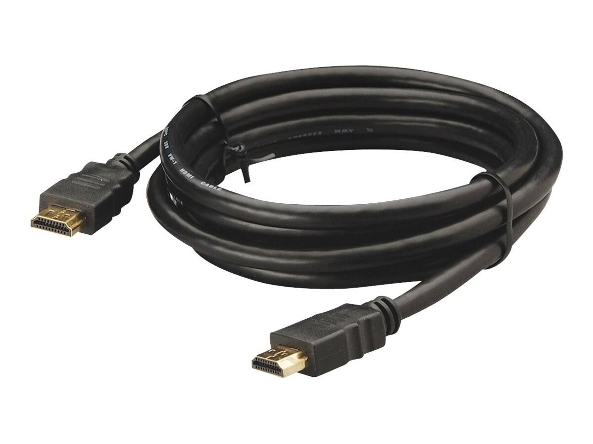 4XEM Professional Ultra High Speed - HDMI with Ethernet cable molded, 4K support - Black - 100 ft - M 19 pin HDMI Type A to M 19