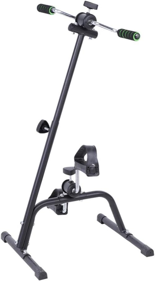 Exercise Bike, Adjustable Pedal Exerciser Bicycle Hand Arm Leg Peddler Indoor Cycling Fitness Equipment with Non-slip Feet Pad and Pedal for Seniors Elderly Home Gym Total Body Workout Pack of 2