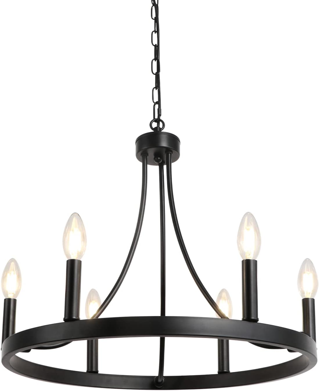 LynPon Wagon Wheel Chandelier 19.68