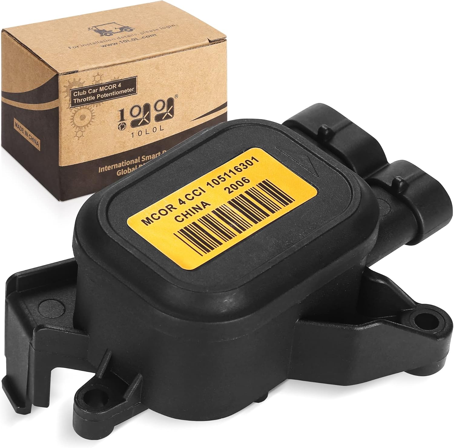 10L0L MCOR 4 Throttle Potentiometer for Club Car DS/Precedent, Replaces 105116301 Pack of 2