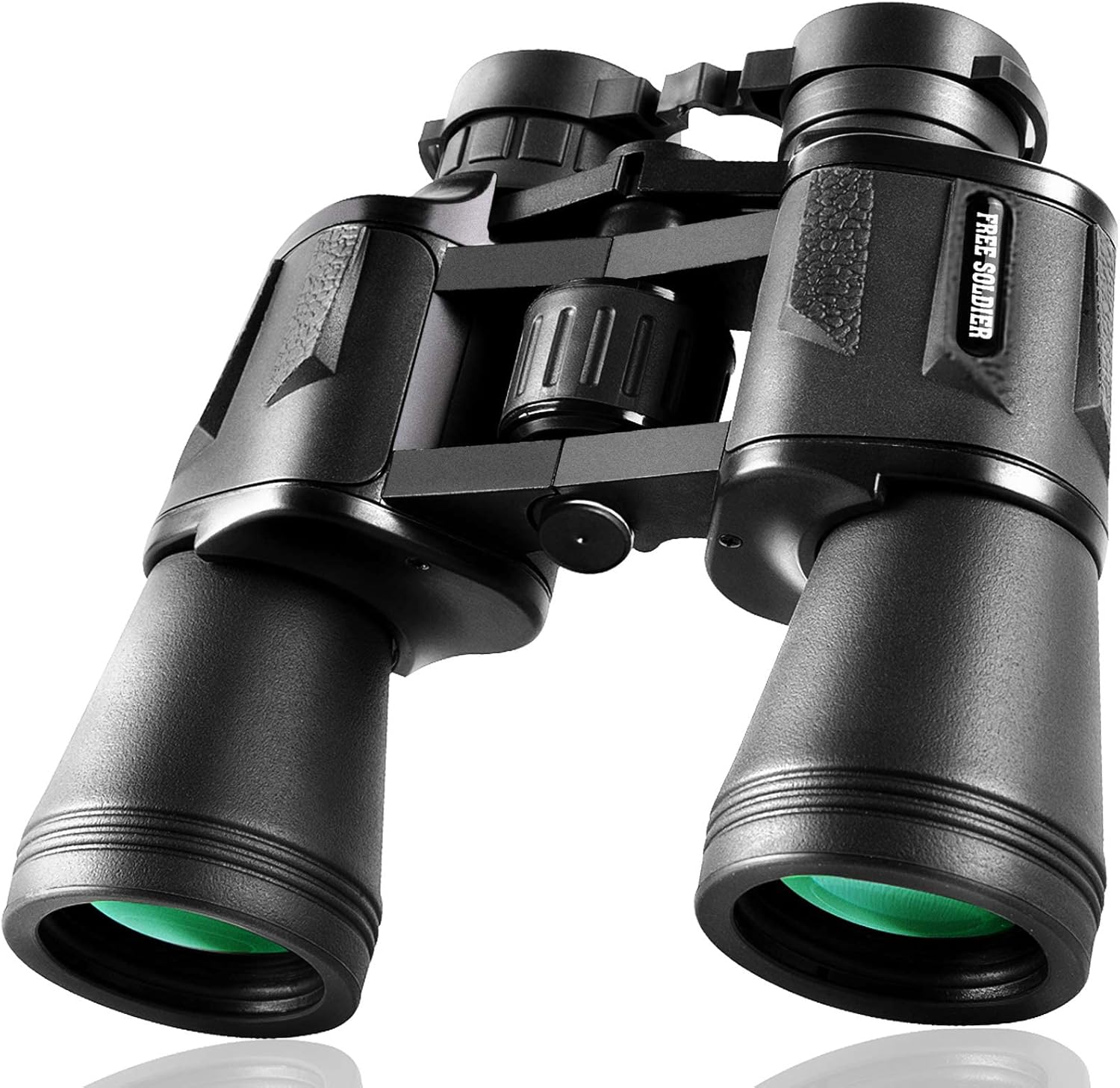 20x50 Military Binoculars for Adults with Smartphone Adapter - Compact Waterproof Tactical Binoculars for Bird Watching Hunting Hiking Concert Travel Theater with BAK4 Prism FMC Lens, Mud