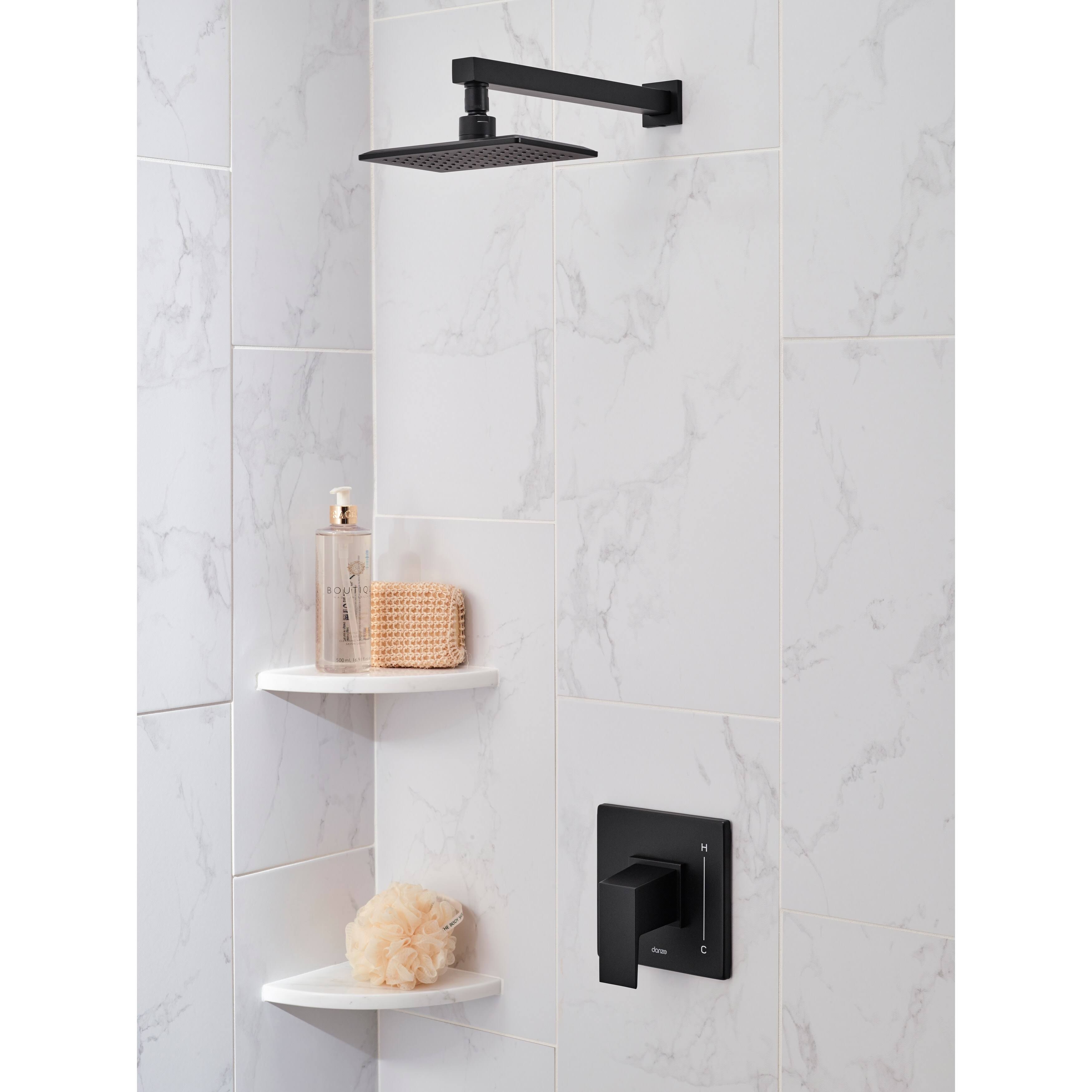 Danze D501562BSTC Mid-Town Shower-Only Trim Kit, 1.75gpm Satin Black