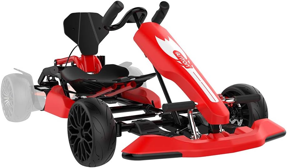 ASITON Attachment for Transforming Hoverboard Scooter into Go-Kart Kart Adjustable Frame Converter Kit Compatible with Hoverboard Scooter (only Go-Kart,not Contain Hoverboard)
