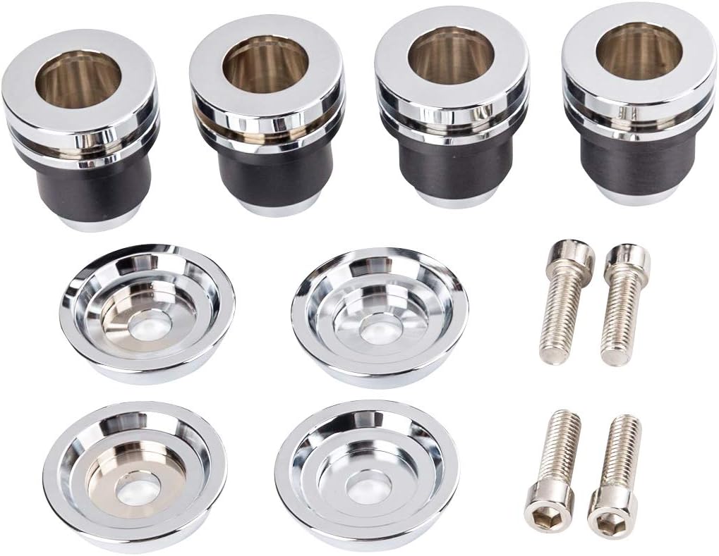 Saddlebags Backrest Sissy Bar MOUNTING SPOOLS for INDIAN SCOUT 2015-2019 (SET OF 4,Replace: 2881166)