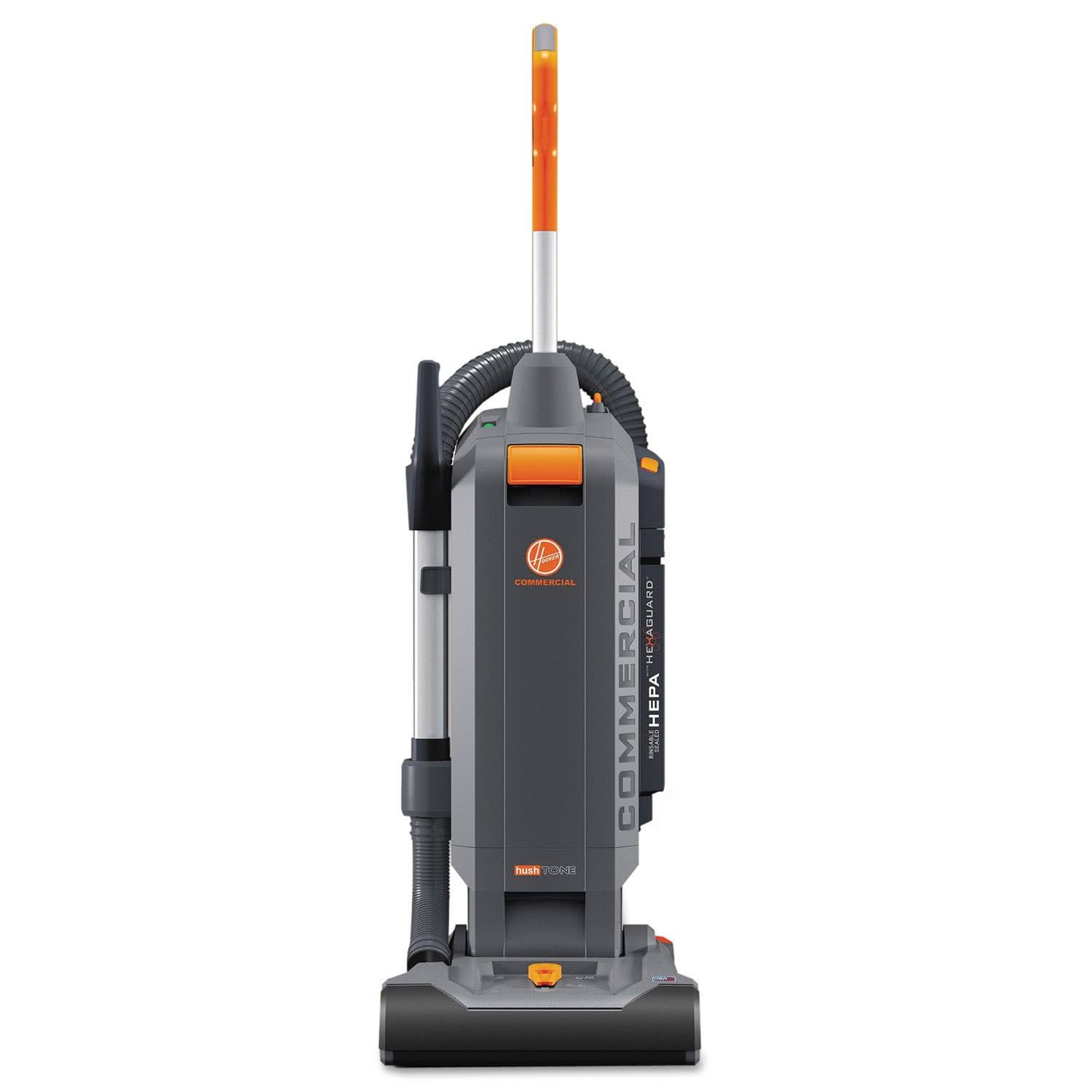 HushTone Vacuum Cleaner 13x22 Orange/Gray Hoover Commercial
