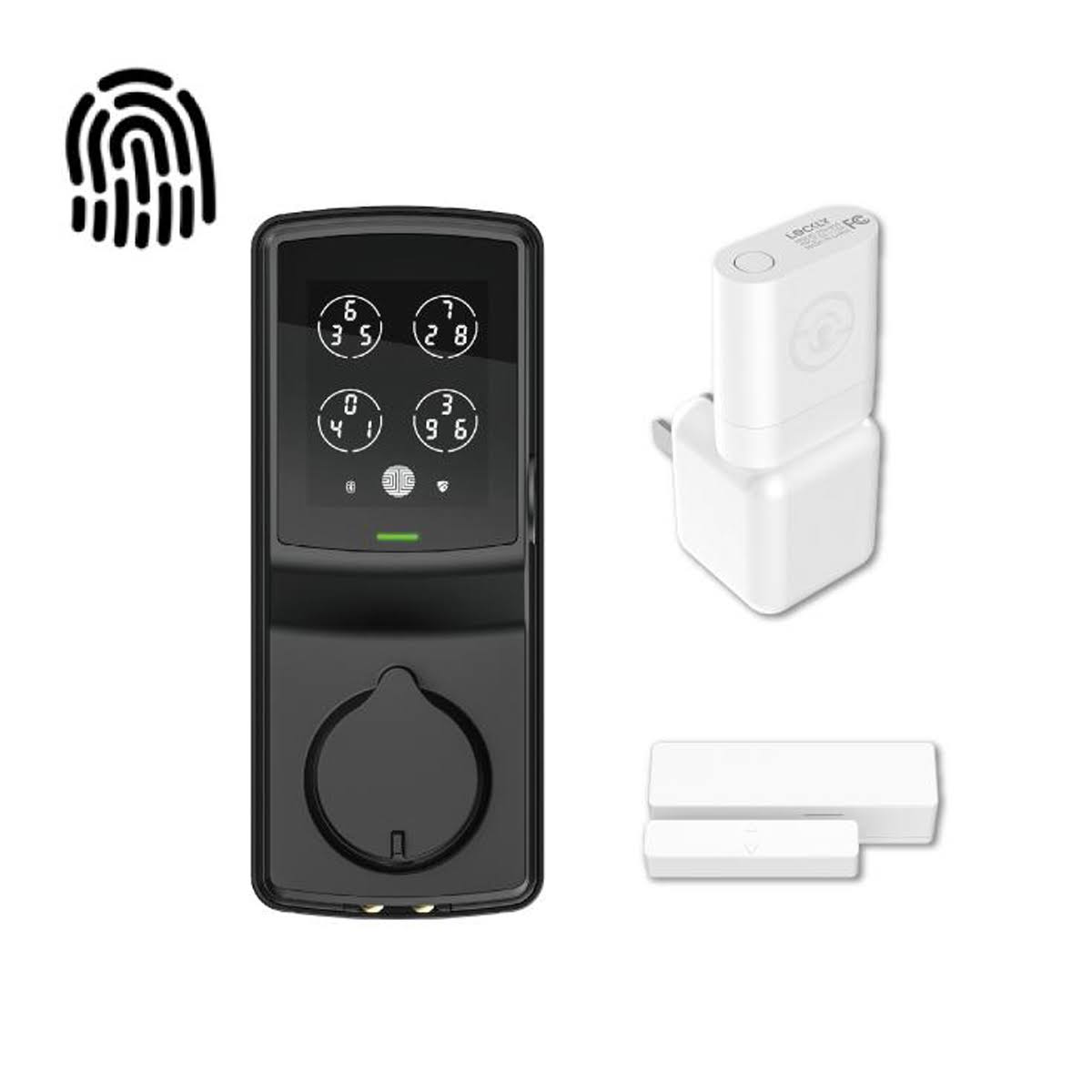 Lockly - Secure Pro Bluetooth Deadbolt - Matte Black