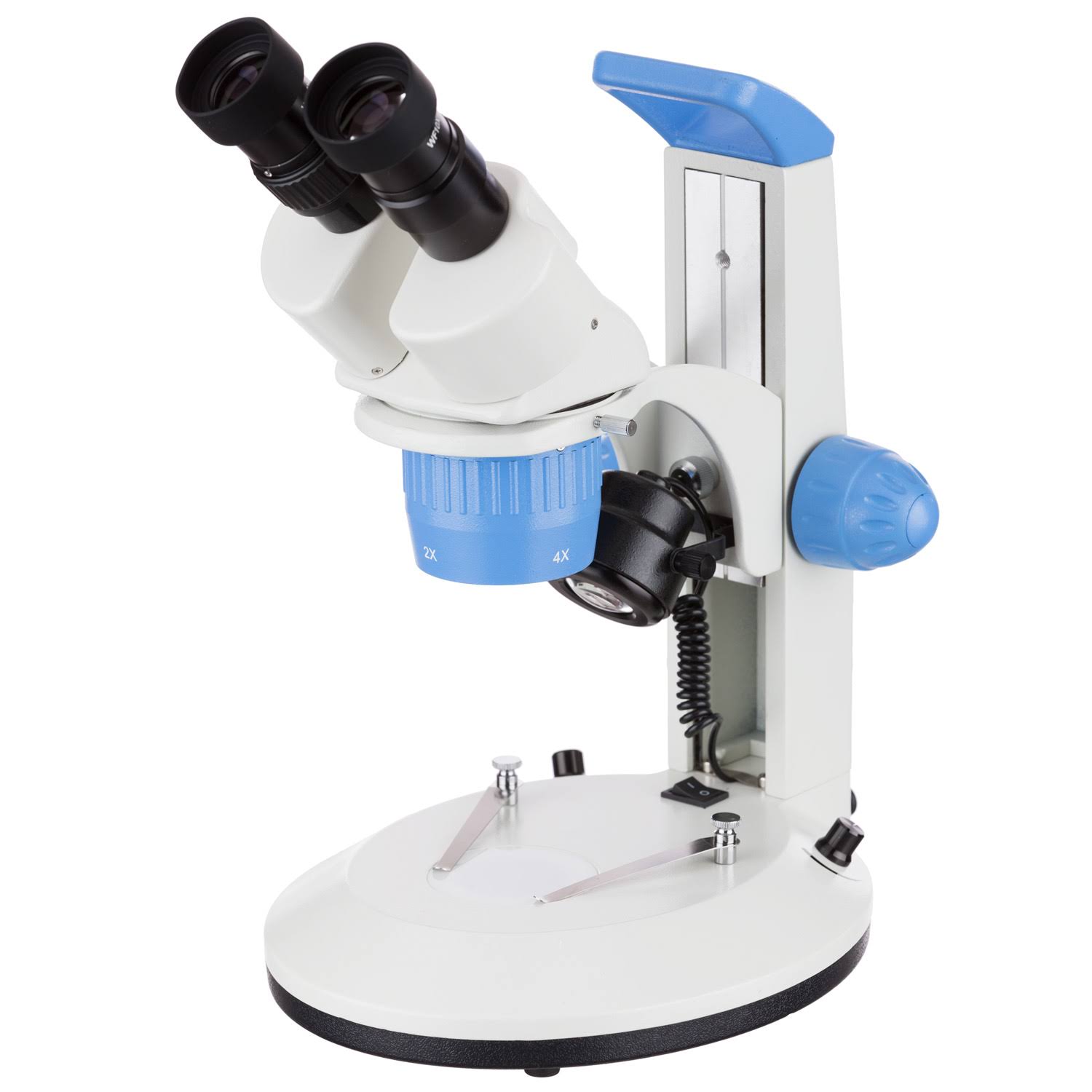 Amscope SWDG-2BR24 20X-40X Super Widefield Track Stand Stereo Microscope with Top u0026 Bottom Lights