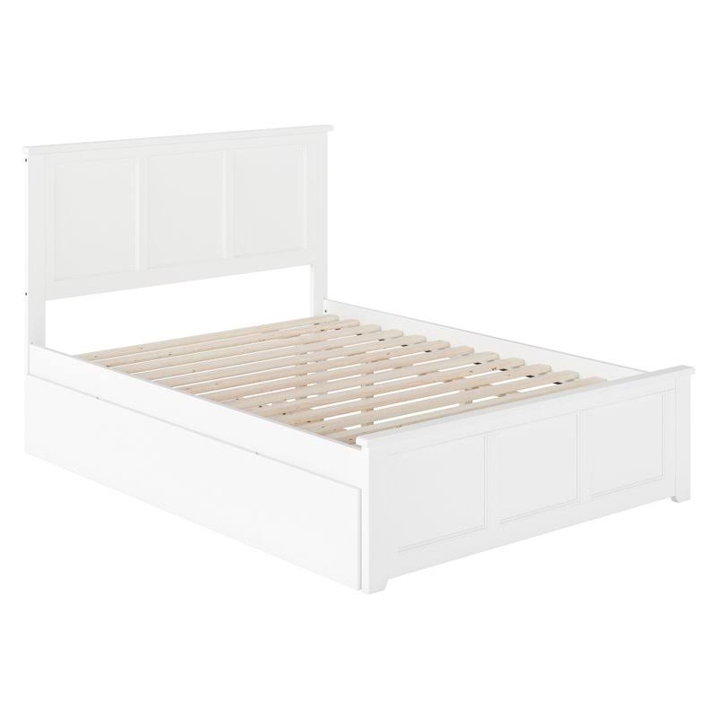 Leo u0026 Lacey Urban Full Trundle Platform Bed in White