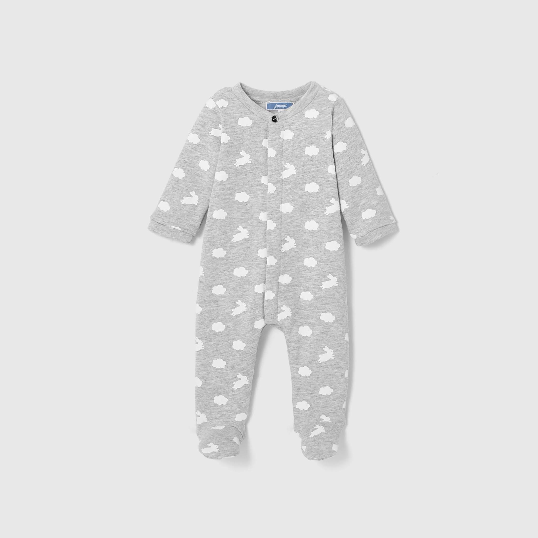 Jacadi - Kids - Cloud and Bunnies Babygrow - Babygrows | Green