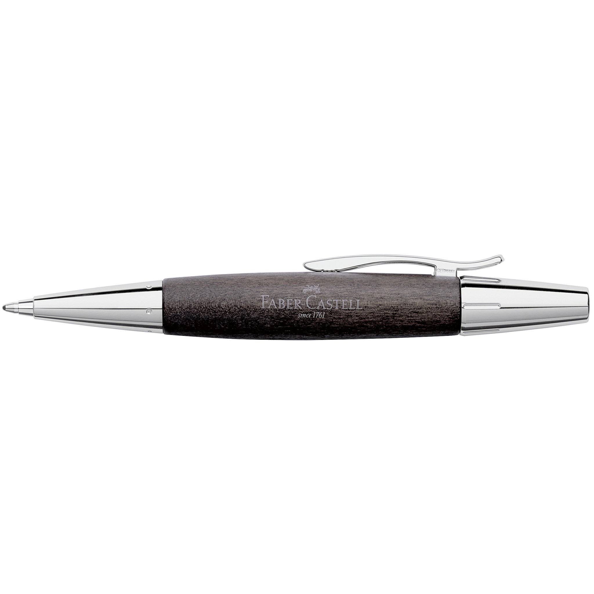Faber Castell E-Motion Ballpoint Pen Black Wood