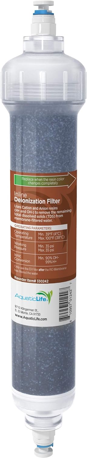 Aquatic Life DI Color Changing Mixed Bed Resin Cartridge Pack of 2