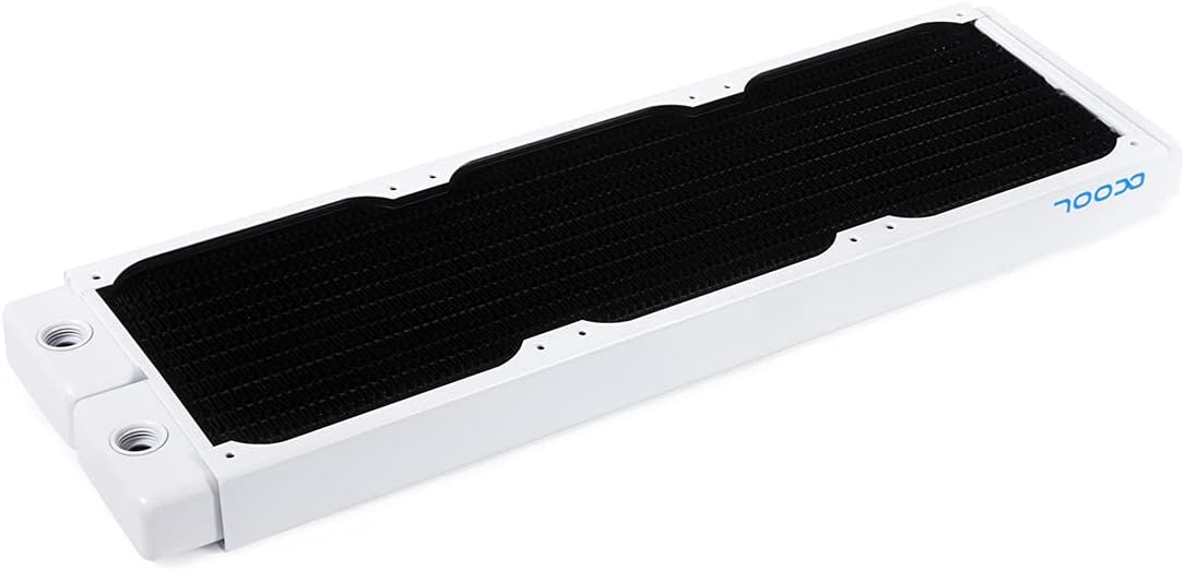 Alphacool NexXxos ST30 Full Copper 360mm Radiator V.2, 120mm x 3, Triple Fan, White