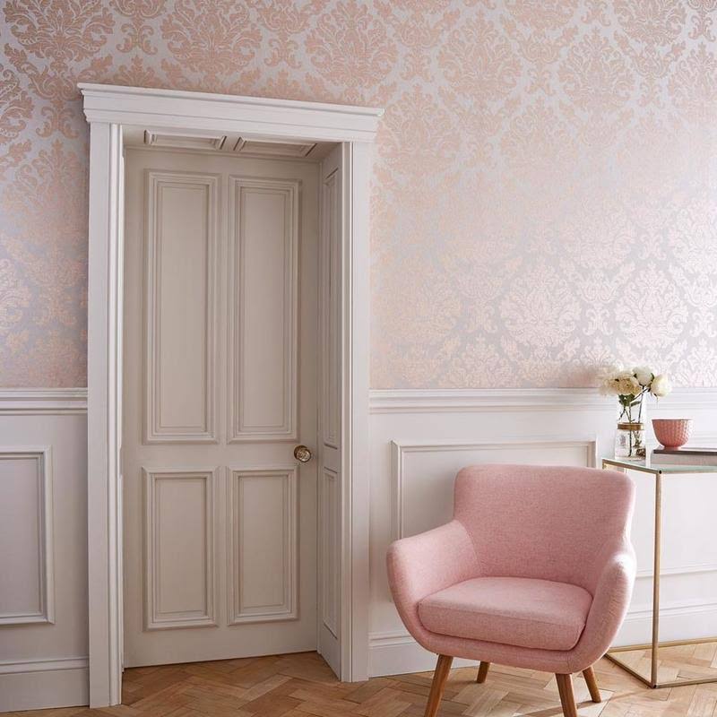 Graham u0026 Brown Antique Lilac Wallpaper