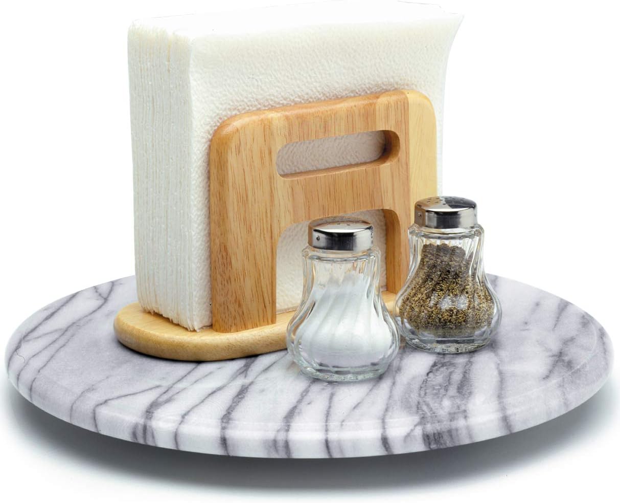 Norpro Marble Lazy Susan, 12/30.5cm, As Shown Pack of 2