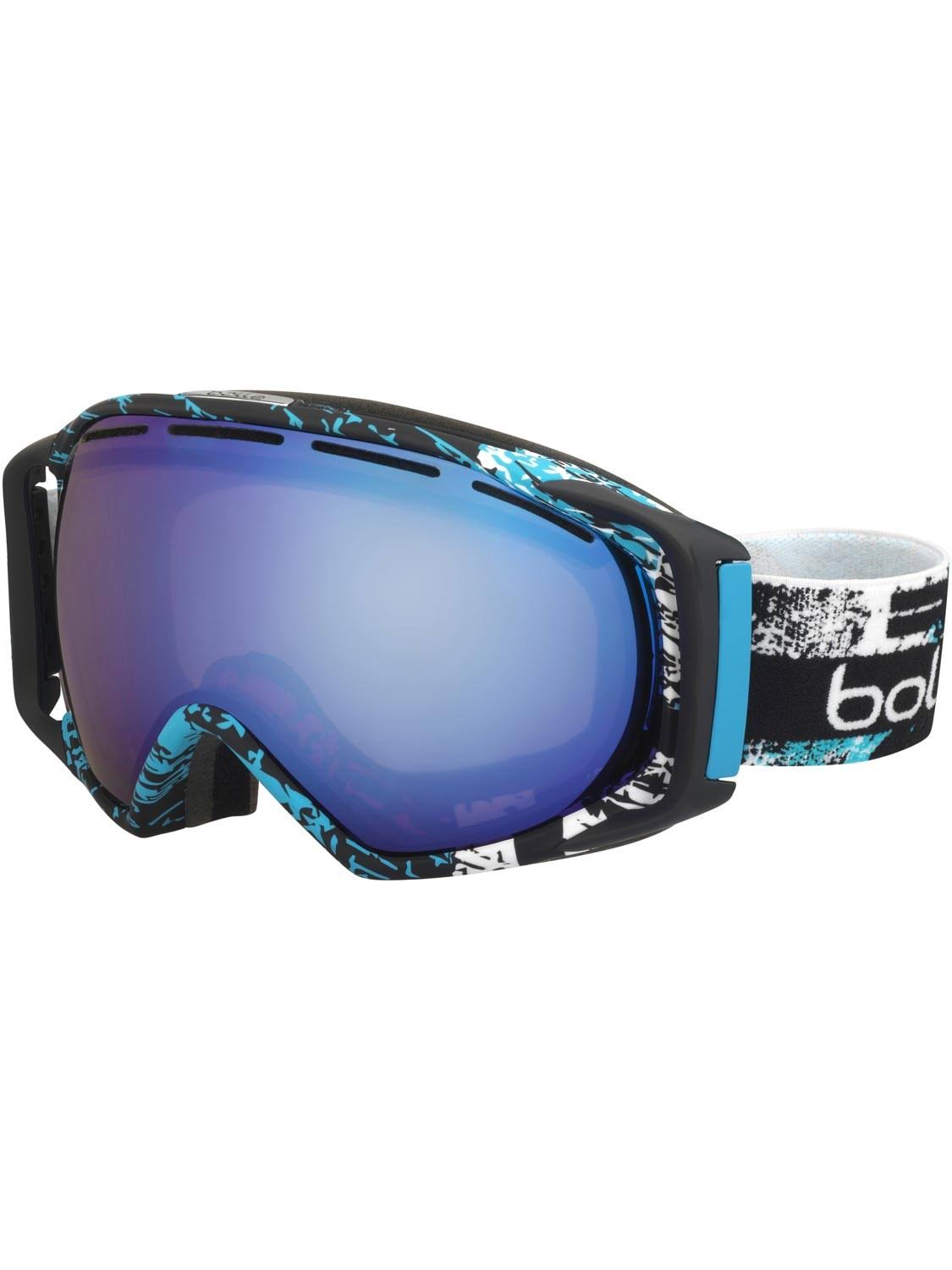Bolle Gravity Goggles (Matte Black u0026 Blue Zenith Aurora)