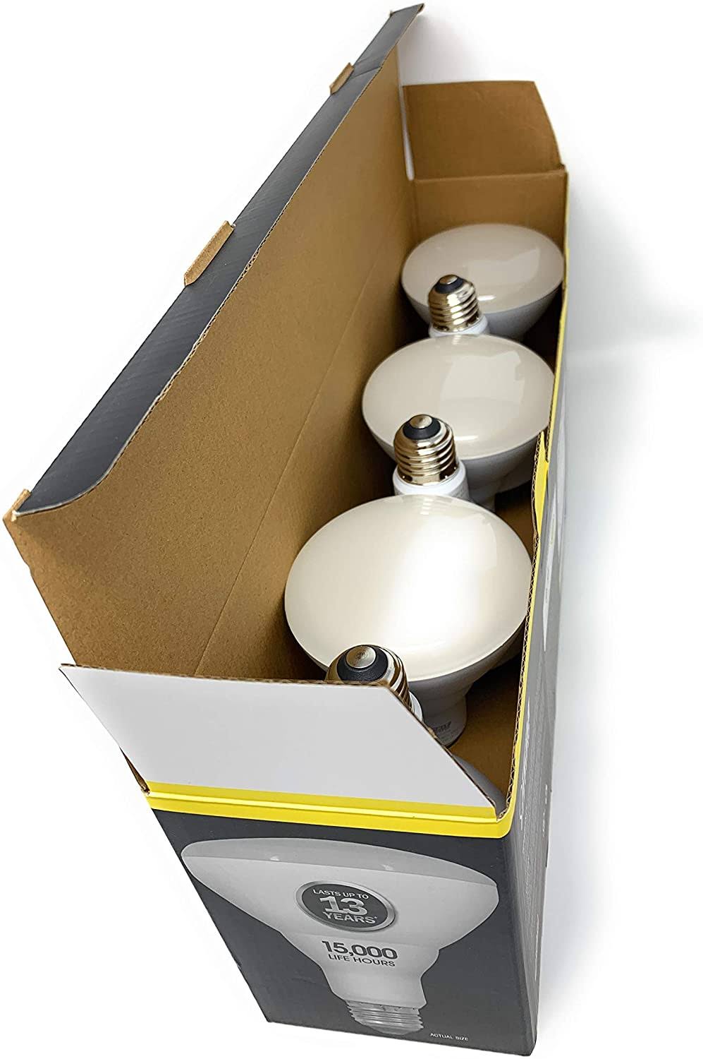 Feit 65W Equivalent Soft White BR30 Dimmable Enhance LED Light Bulb (6-Pack)