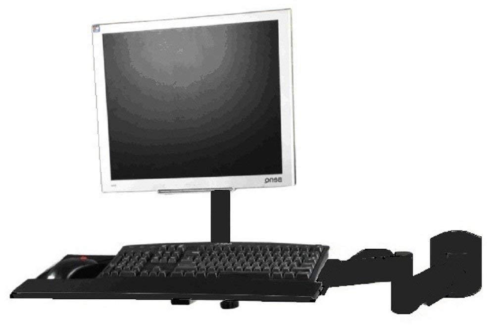 EZM LCD Monitor and Keyboard Wall Mount Black (002-0026)
